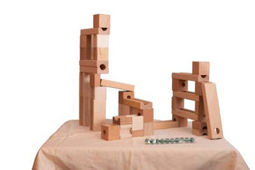 TEDCO Wooden Blocks and Marble Run Toy for Kids 4+ Years, Model 20300