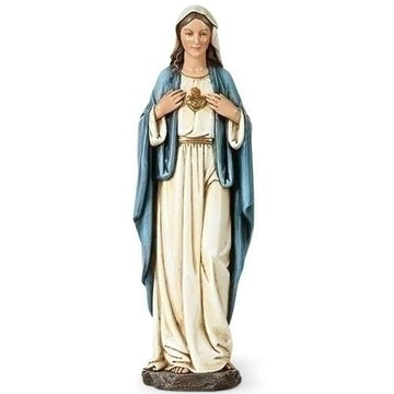 Joseph'S Studio Renaissance Collection By Roman Exclusive Immaculate Heart Of Mary Figurine, 10-Inch
