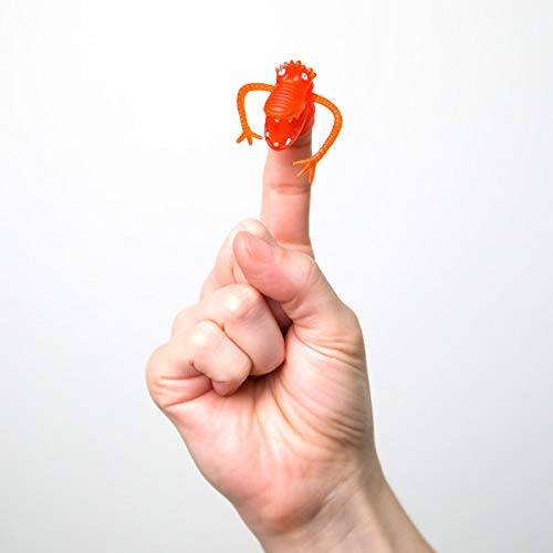 Colorful & Entertaining Monster Finger Puppets Net Bag - 8 Count - Perfect For Creative Play, Storytelling, And Party Favors