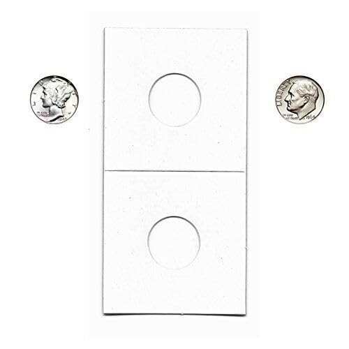 Guardhouse 2x2 Staple Paper Coin Holder for Dime, 500 pack