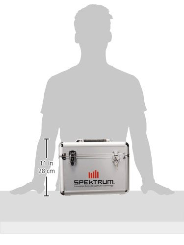 Spektrum Single Aircraft Transmitter Case - Medium Metal Design, Model SPM6722