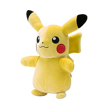 Pokemon Pikachu Velvet Plush - 8-Inch Soft Toy, Unique Fabric, Model PKW3397, Yellow