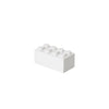 Room Copenhagen Lego Mini Box, Brick 8, White