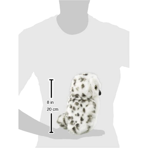 Little Snowy Owl Little Puppet, White, Gray, Black
