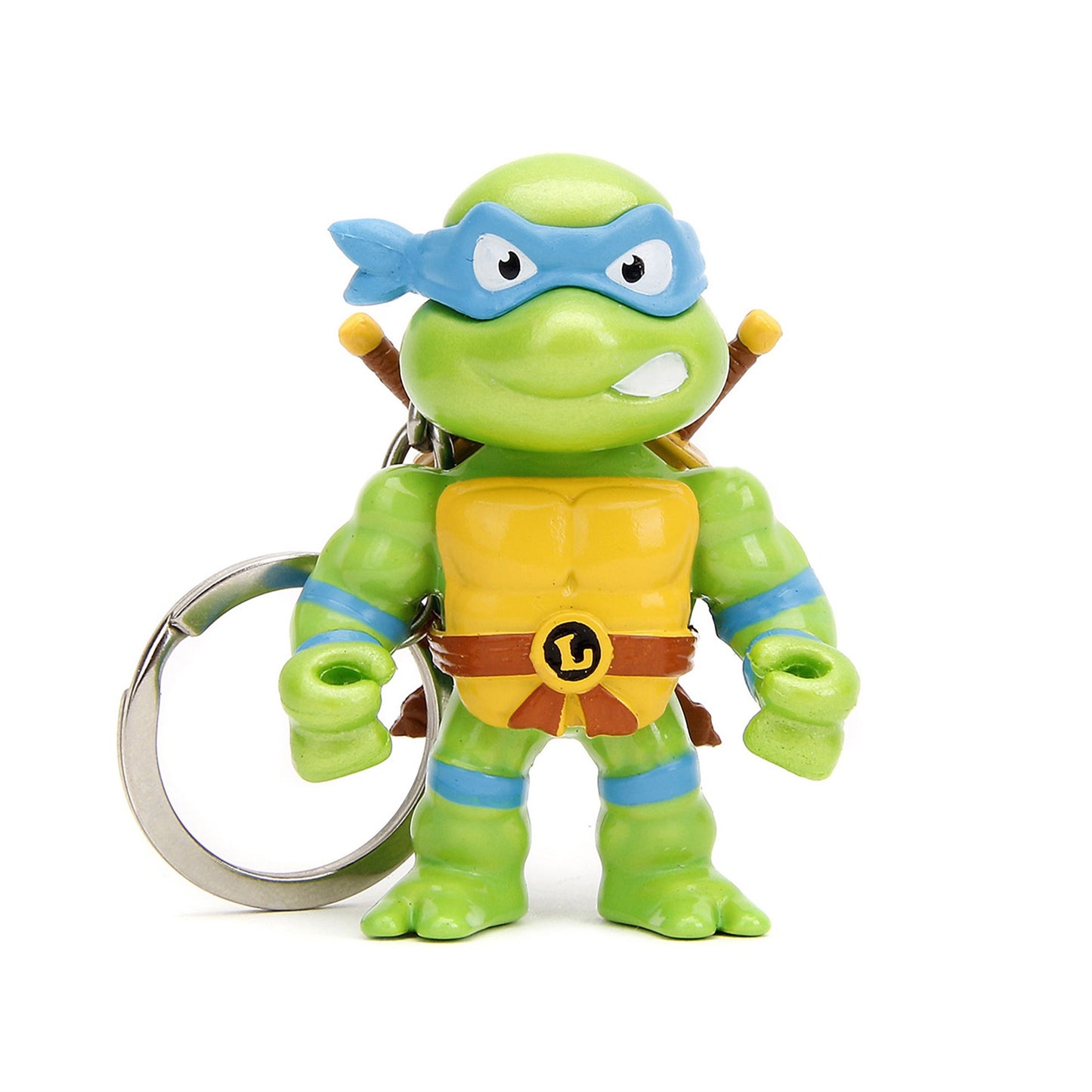 Set of 4 Diecast Figure Key Chains ''Teenage Mutant Ninja Turtles'' TV Series ''Metalfigs'' Series Diecast Models by Jada