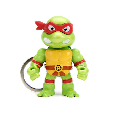 Set of 4 Diecast Figure Key Chains Teenage Mutant Ninja Turtles TV Series Metalfigs Series Diecast Models by Jada