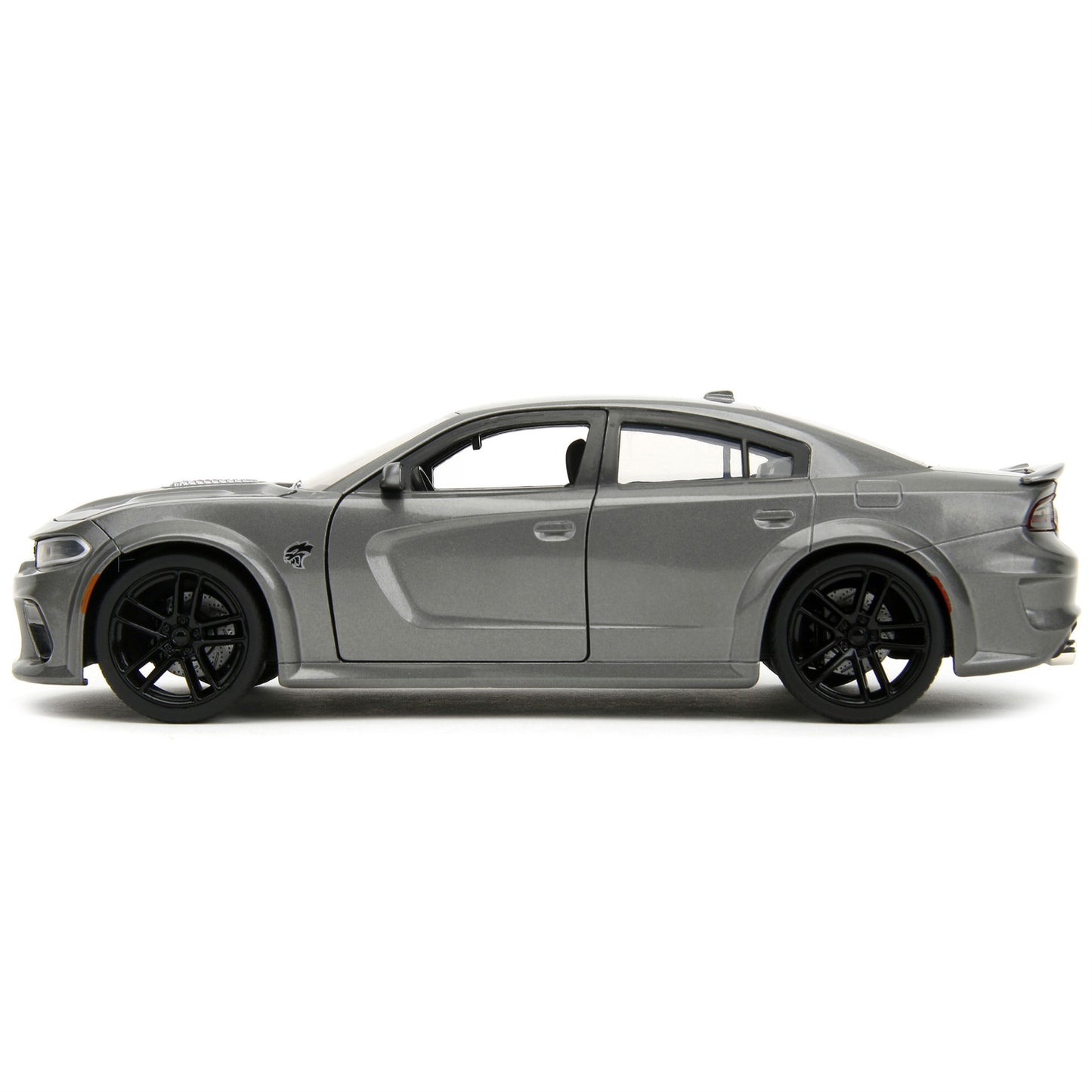 2021 Dodge Charger Srt Hellcat Gray Metallic ''Fast X'' (2023) Movie ''Fast & Furious'' Series 1/24 Diecast Model Car By Jada