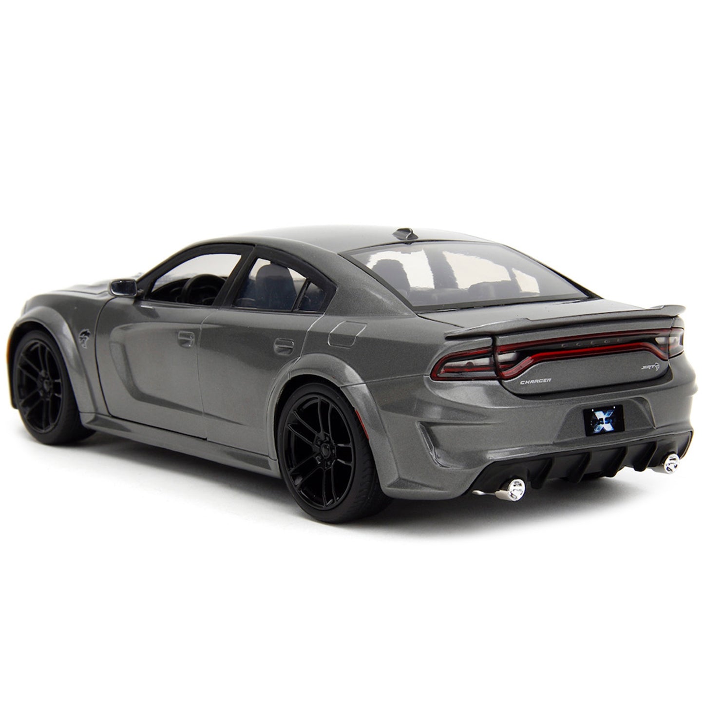2021 Dodge Charger Srt Hellcat Gray Metallic ''Fast X'' (2023) Movie ''Fast & Furious'' Series 1/24 Diecast Model Car By Jada