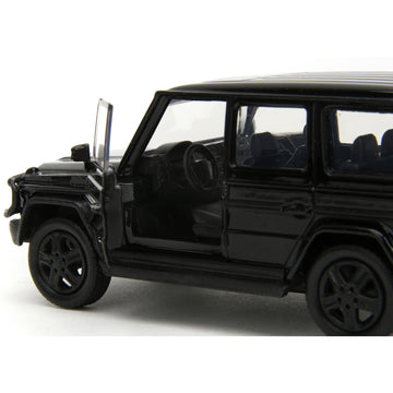 Jada Toys 1:32 Mercedes Benz G Class Die-Cast Car, Black Metal Model 34665 for Kids and Adults