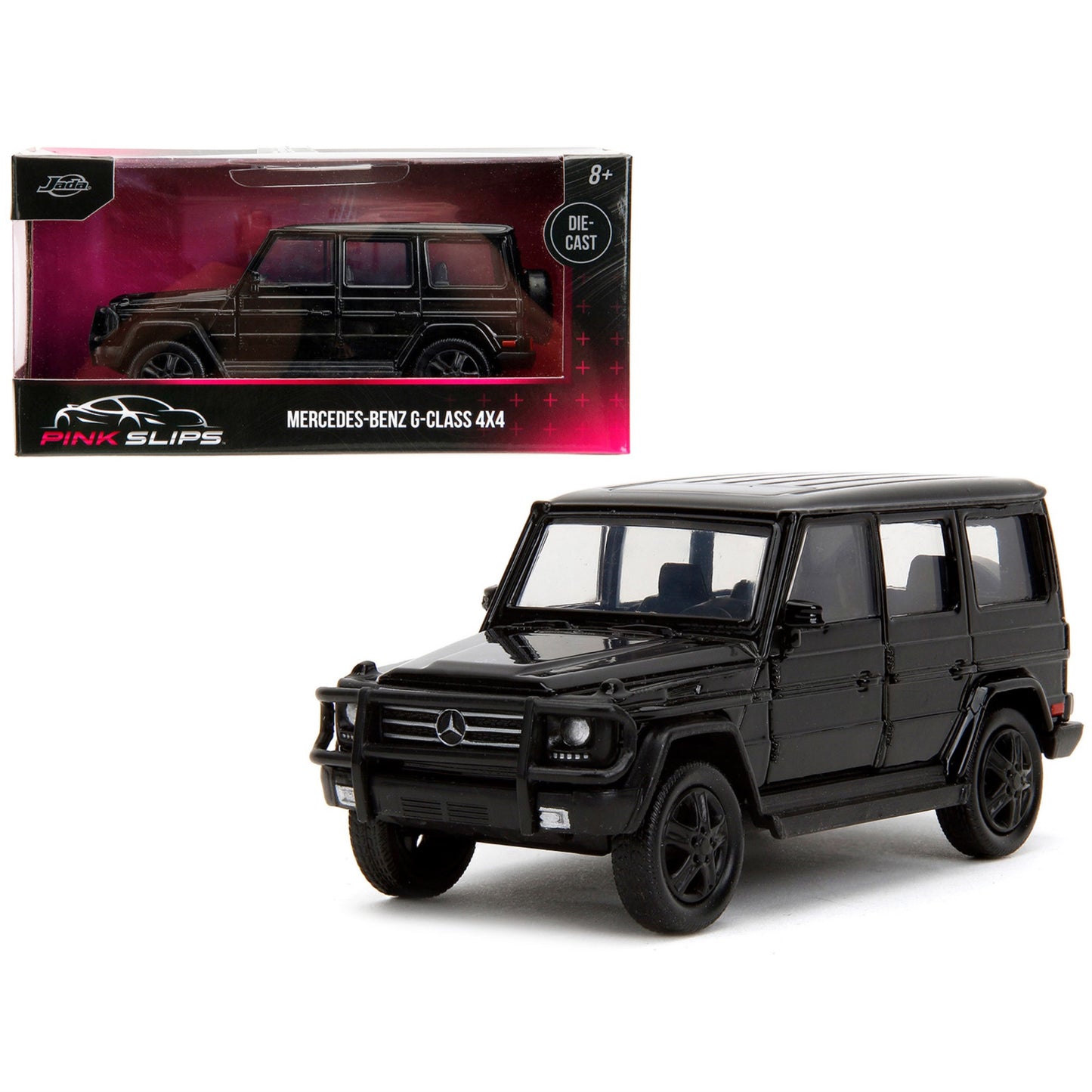 Mercedes-Benz G-Class 4x4 Black ''Pink Slips'' Series 1/32 Diecast Model Car by Jada