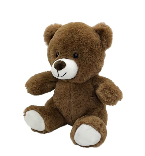 Anico 10' Plush Brown Teddy Bear With Embroidered Eyes