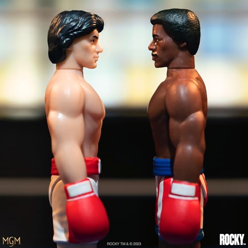 Super7 Rocky Balboa (Boxing) - 3.75' Rocky Action Figure Classic Movie Collectibles And Retro Toys