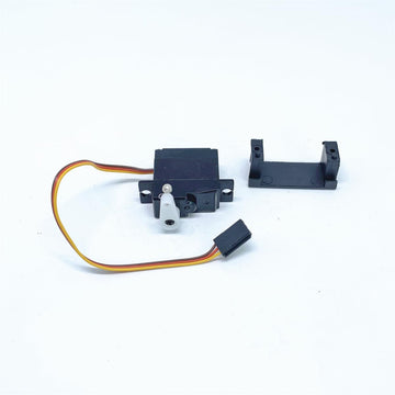 KingVal Replacement Steering Gear Servo with Servo Mount RC Parts Compatible with WLtoys 124016 124017 144010 RC Car