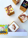 Crafted Forever Surprise/Prank Jumping Out Cubes Mini Album For Birthday, Pop Up Card, 5 Blank Cubes Included, Can Hold 20 Photo