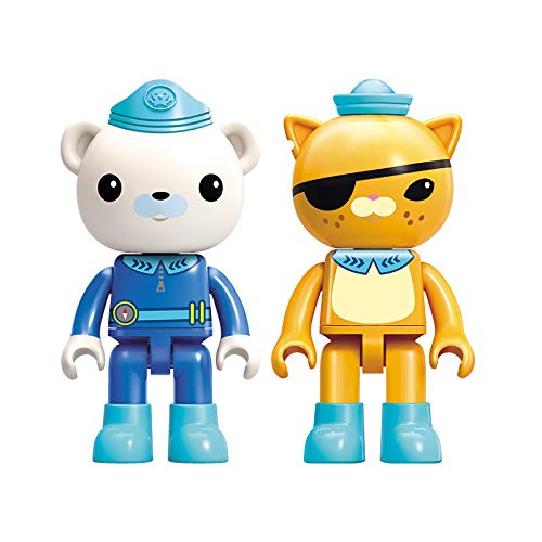 Baseplates For Age 6+ Building Block Octonauts Ocean Adventure Gup-S Polar Exploration Vehicle & Barnacles Kwazii 275Pcs Buildin
