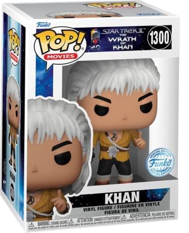 Funko Pop! Star Trek Wrath of Khan Khan #1300 - Gray Collectible Figure