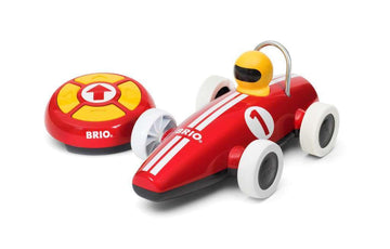 BRIO 30388 Remote Control Race Car - Interactive Racing Toy for Toddlers | Age Appropriate Design | High Impact-Resistant Plasti