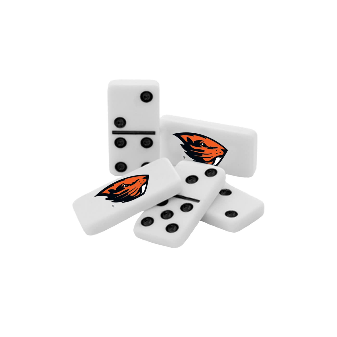 Masterpieces Officially Licensed NCAA Oregon State Beavers 28 Piece Dominoes Game for Adults