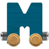 Maple Landmark NameTrains Bright Letter Car M - Wood, Blue, Model 10013B, Made in USA