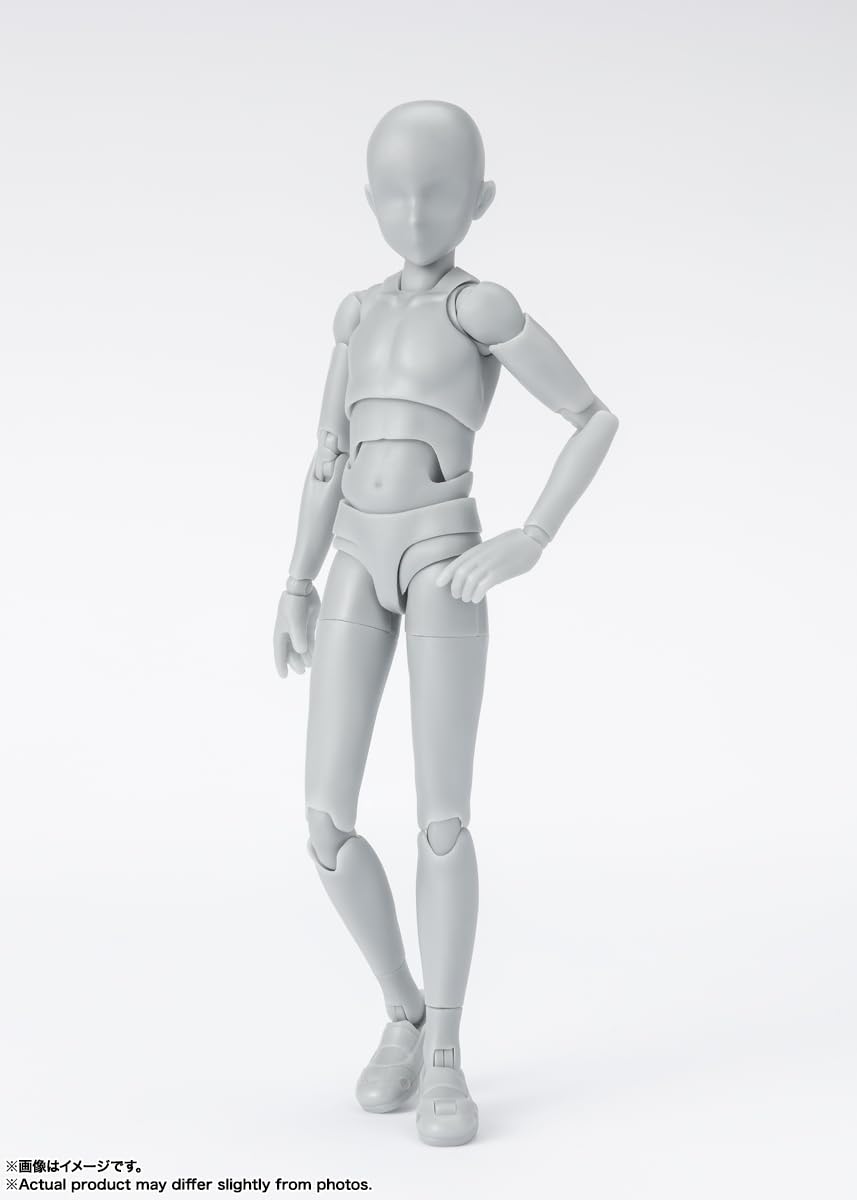 Tamashii Nations - Tamashii - Body-Kun -School Life- Edition Dx Set (Gray Color Ver.), Bandai Spirits S.H.Figuarts Action Figure
