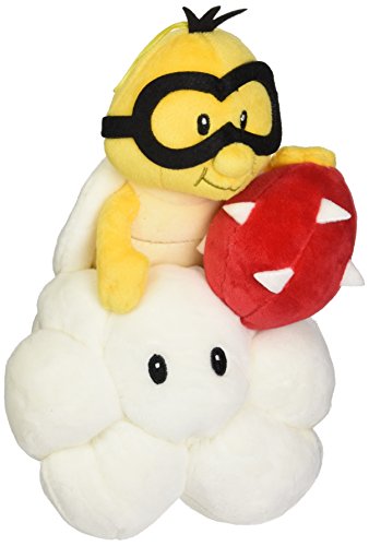 Little Buddy Super Mario All Star Collection 1448 Lakitu/Jugemu Stuffed Plush, Multicolor, 9 Inches