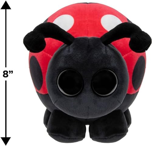Adopt Me! Collector Plush - Ladybug - Series 3 - Ultra-Rare - AME0183 - Includes Exclusive Virtual Item Code - Toys for Kids Ages 6+