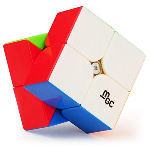 Cuberspeed Yj Mgc 2X2 M Stickerless Speed Cube Yj Mgc Magnetic 2X2X2 Cube Puzzle
