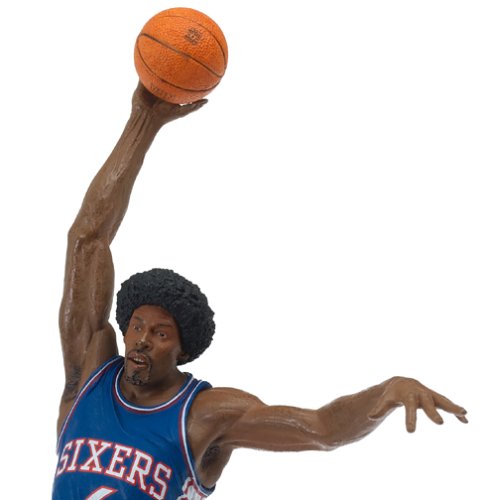 McFarlane Toys Julius Erving #6 Action Figure - 6" Blue Jersey - Philadelphia 76'ers Hardwood Classics
