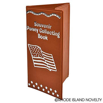 Rhode Island Novelty Red 3.5 X 6 Museum Penny Holder Book Two Per Order