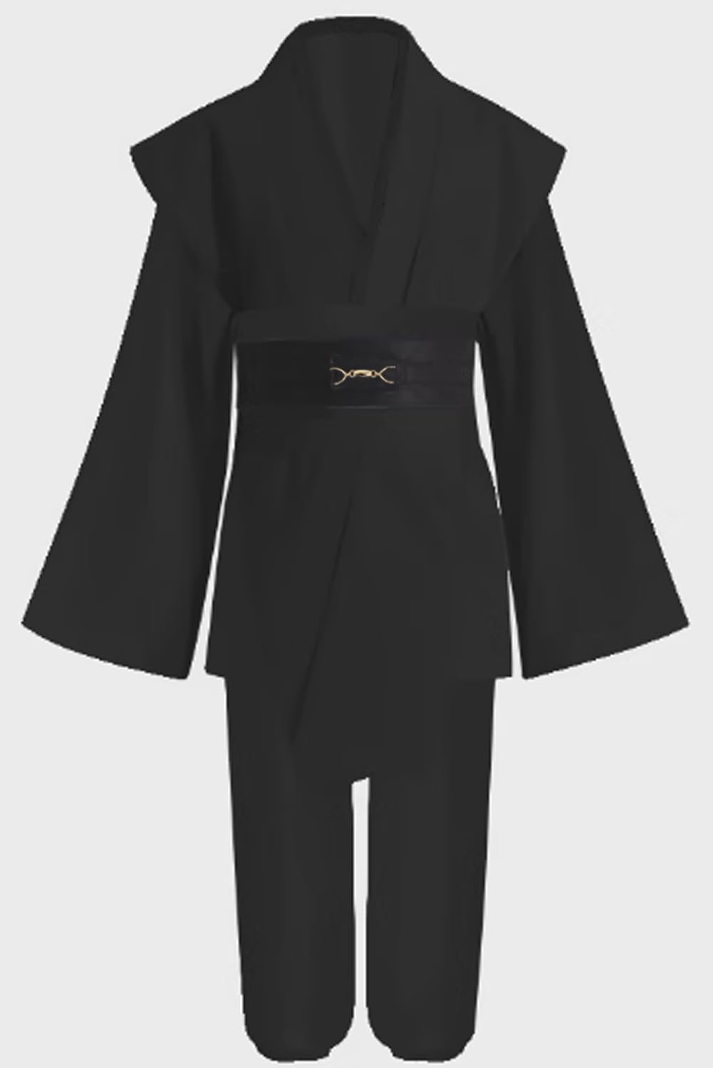 Cosxingyi Kids Boys Costume Robe Cloak With Hood Tunic Belt Pants Set Halloween Cosplay Outfit 6 Years And Up