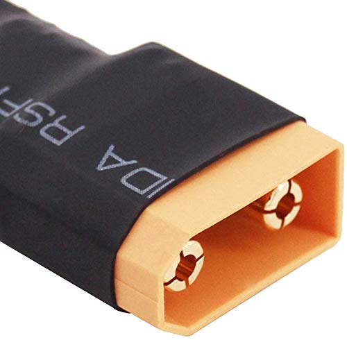 2Pairs XT90 Male Female RC Battery Charger Adapter Connector Compatible with Slash / Rustler / Stampede / Bandit / E Revo RC Car