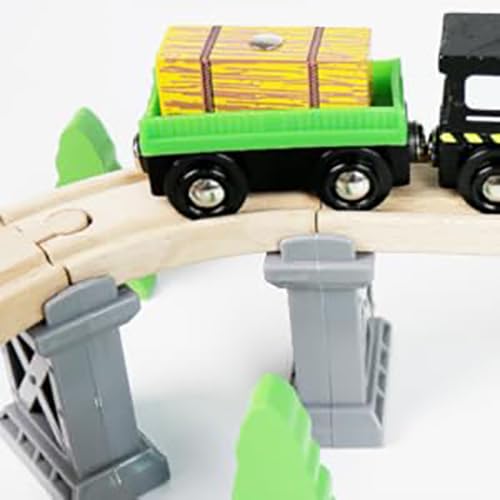 Wooden Train Bridges, Viaduct Bridge, Wooden Train Track Accessories, Wooden Train Track, Train Tracks Compatible With All Major
