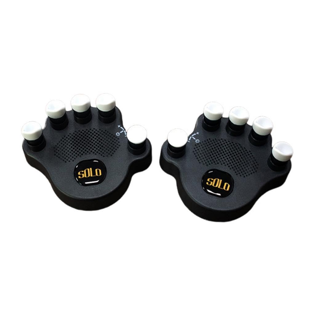 Ujeavette Piano Finger Trainers Built In Piano Music Speaker Hand Exerciser For Kids Black