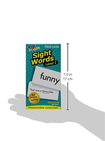 Trend Enterprises: Sight Words Level 1 Sill Drill Flash Cards, Dolch And Fry Words, Sentence Context, Great For Skill Building A