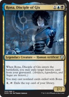 Rona, Disciple Of Gix - Foil - Dominaria