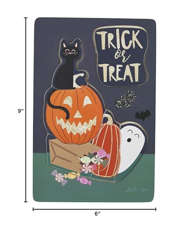 Mud Pie Wood Puzzle, Trick Or Treat
