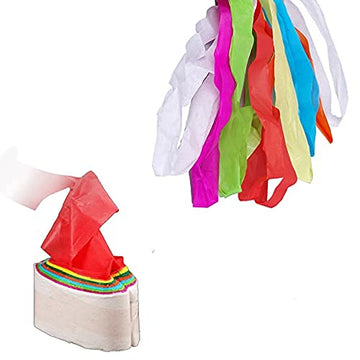 Dong Huang 12Pcs Funny Mouth Coils Vomit Paper, Multicolor Stage Magic Tricks Accessories Gimmick Illusion Magic Paper Props For