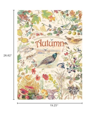 Cobble Hill 1000 Piece Puzzle - Country Diary: Autumn - Sample Poster Included