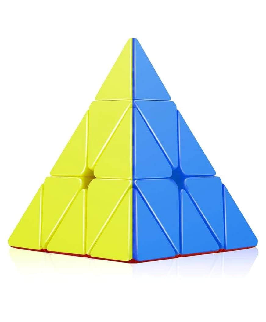Jo Baby Cube Combo Set of 3X3, 5X5, Pyraminx High Speed Stickerless Magic Cube Puzzle (CUBE-35P)