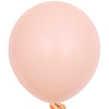Kalor 18 Inch Pastel Orange Balloons, 10Pcs Thick Latex Round Helium Balloons For Birthday Family Party Wedding Party Baby Shower Decoration Supplies