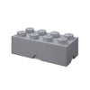 LEGO Storage Brick System Brick 8, Storage Box, Lego Box, Toy Container Box, Stone Grey, RC40041740