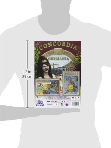Rio Grande Games Concordia: Britania and Germania Expansion Board Game - Model PDV710