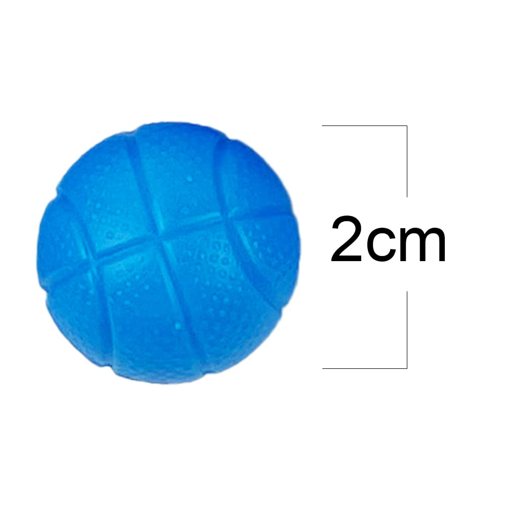 ArtCreativity Mini Replacement Basketballs Set of 24 - Blue & Orange Plastic Toys for Desktop Basketball Arcade Game