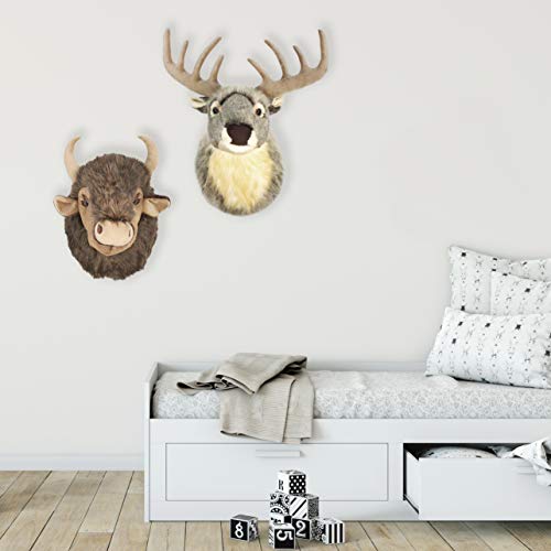 Tigerhart Muscovy The Moose - 24 Inch (With Antlers) Large Stuffed Animal Plush Head Trophy Wall Mount Bust