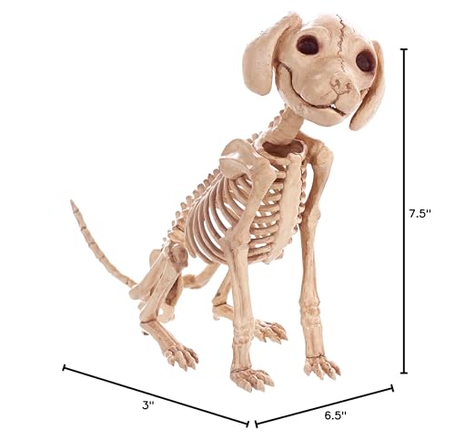 Crazy Bonez Sitting Skeleton Puppy Toy