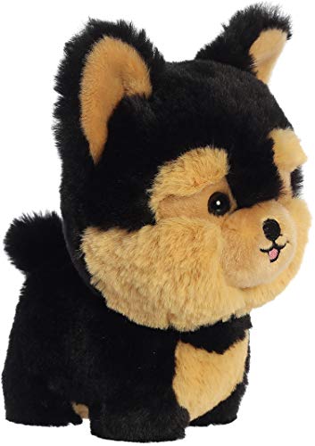 Aurora® Playful Teddy Pets™ Yorkie Stuffed Animal - Unique Design - Endless Play - Black 6.5 Inches