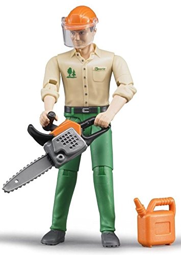 Bruder Toys Logging Man with Accessories