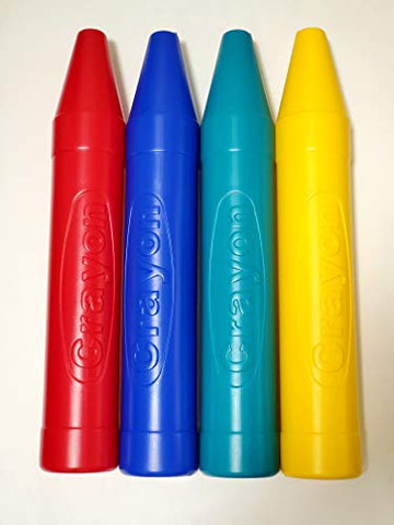 Always Under 20-Inch Tall Plastic Crayon Piggy Bank, 1-Piece (Color May Vary)