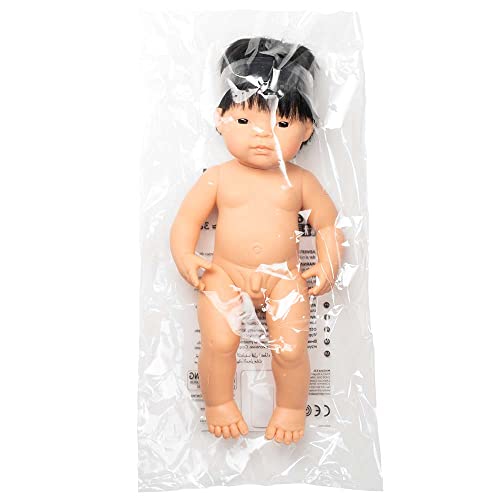Miniland Educational - 15'' Anatomically Correct Baby Doll, Asian Boy
