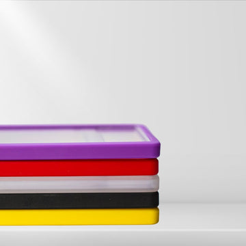 Pack of 5 Graded Card Case Bumper Guards Compatible with 35 pt PSA Graded Cards Includes 5 Graded Card Storage Display Sleeve Protectors (Clear)